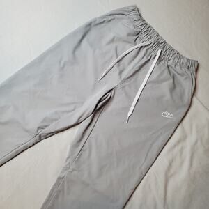 Nike Mens Size L Club Woven Tapered Leg Pants Gray DX0623